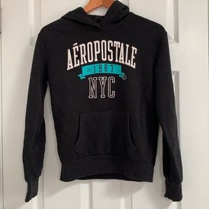 Aeropostale Black Hoodie Sweatshirt NWOT